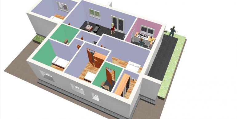 18, Vivienda 121,84 m2