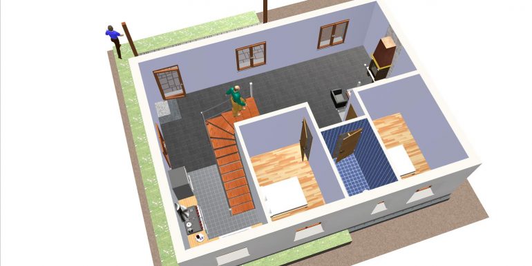 19, Vivienda 100,12 m2 con buhardilla