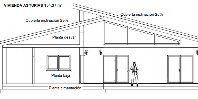 2, Secion Vivienda 154,37 m²