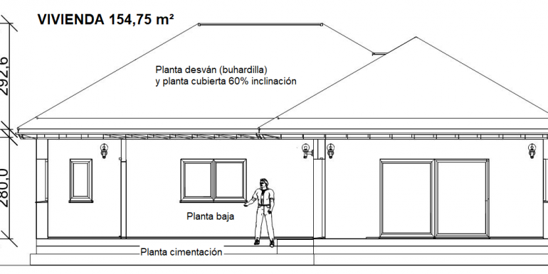 2, Secion Vivienda 154,75 m²