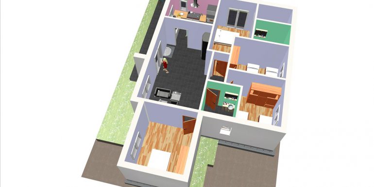 21, Vivienda 121,84 m2