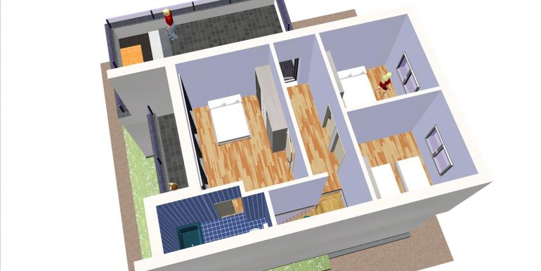 22, PLANTA PRIMERA, Vivienda 183,43
