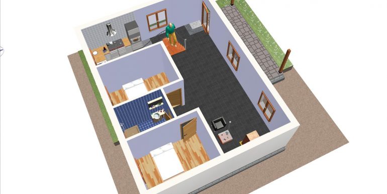22, Vivienda 100,12 m2 con buhardilla