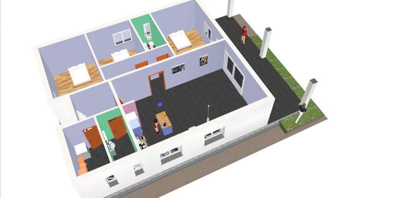 22 Vivienda prefabricada Madrid 164,78 m²