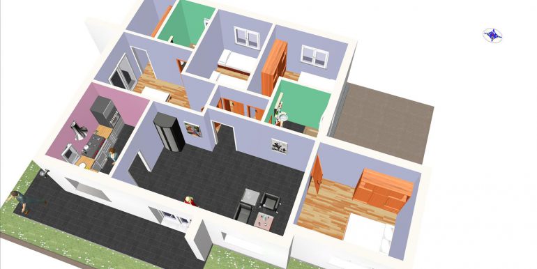 23, Vivienda 121,84 m2