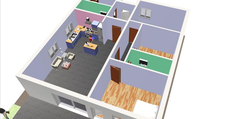24 Vivienda prefabricada Madrid 164,78 m²