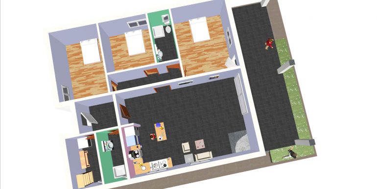 27 Vivienda prefabricada Madrid 164,78 m²