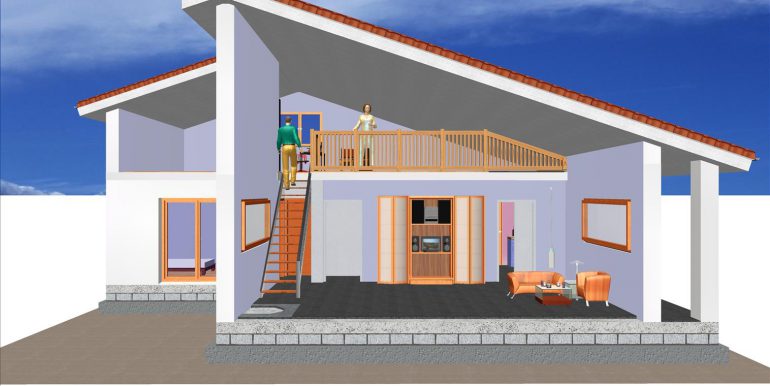 38 Vivienda 96,20 m² con porche y altillo -