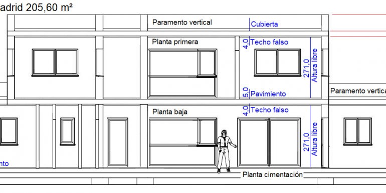4 Secion Vivienda 205,60 m²