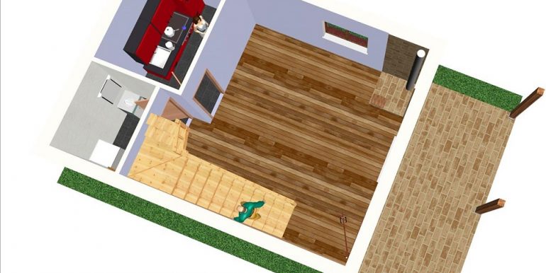 4 planta baja 3D -Vivienda Ref 102,5m2