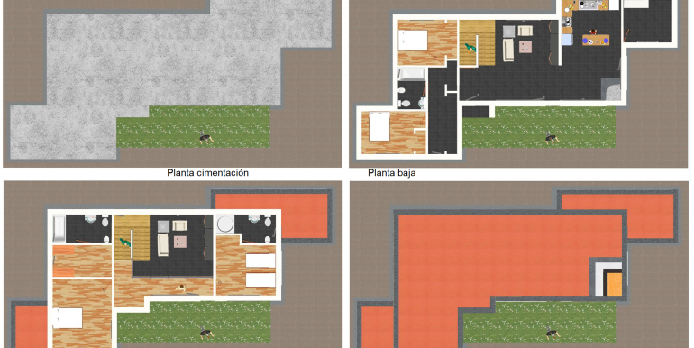 5 plantas Vivienda 205,60 m²