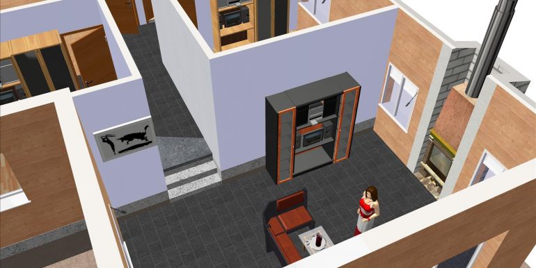 6 p baja 3D - Vivienda Aniano Vélez