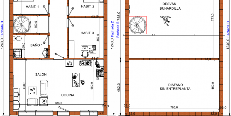 7 Planta baja primera - Vivienda 105,40 m²