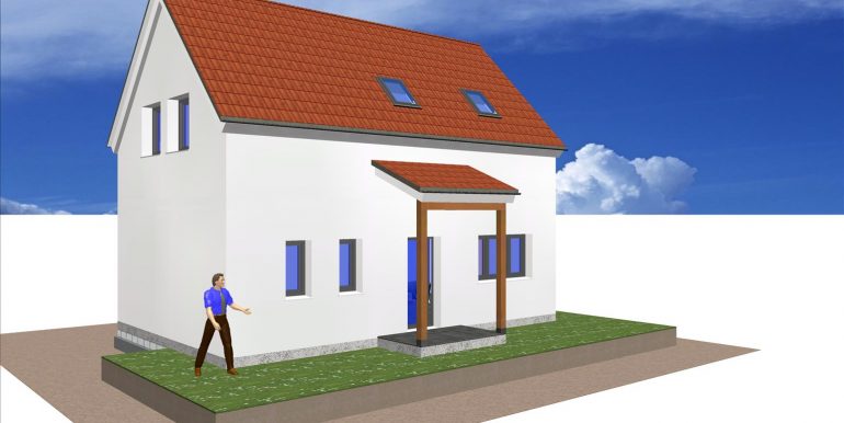 casa abuhardillada prefabricada