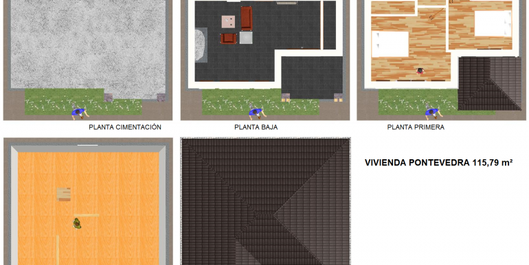 7 plantas, Pontevedra 115,79 m²