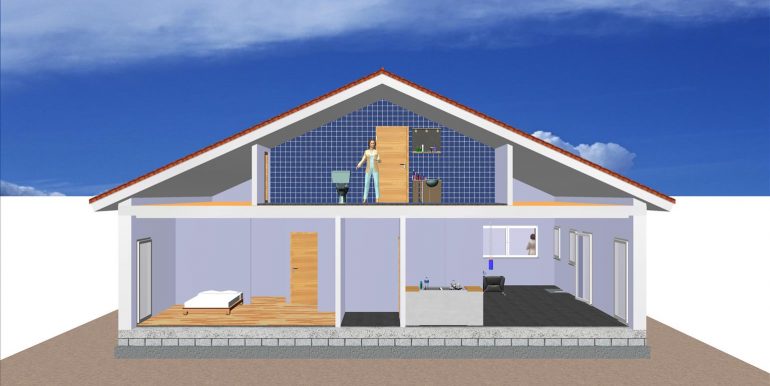8, Seccion 3D - Vivienda 125,00 con buhardilla