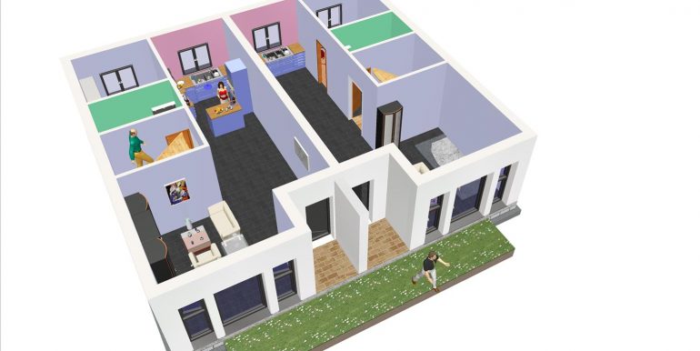8 Viviendas adosadas 264 m²