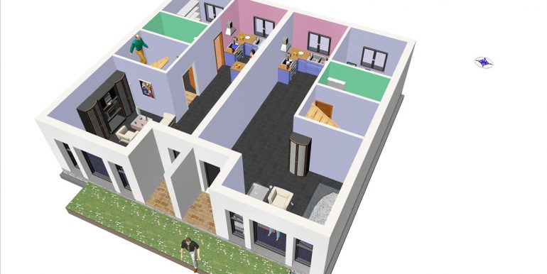 9 Viviendas adosadas 264 m²