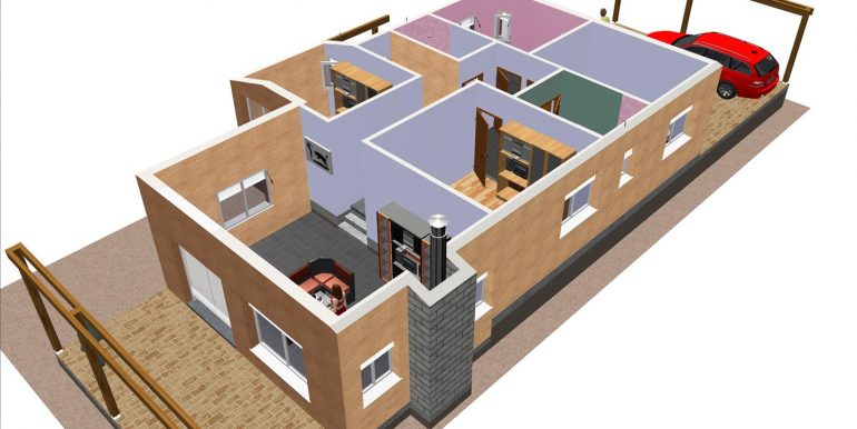 9 p baja 3D - Vivienda Aniano Vélez