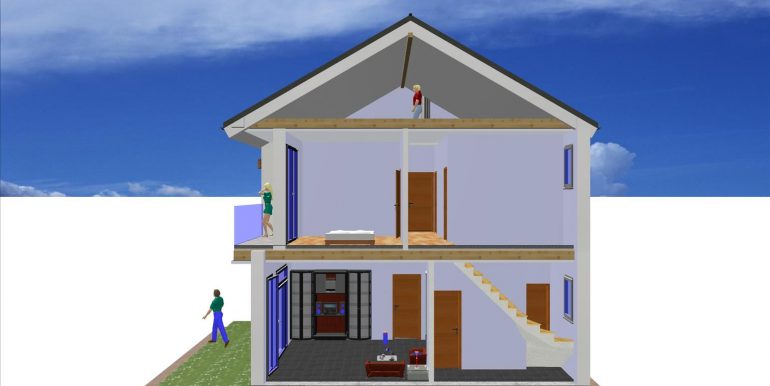 Casa entre medianera 148,75 M2, sección (20)