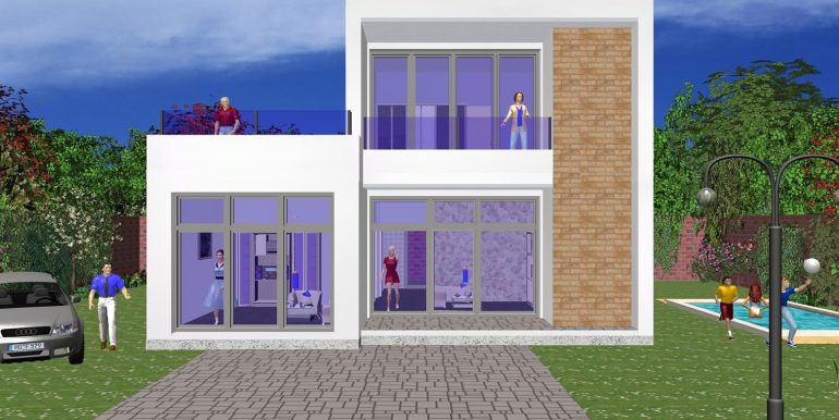 Casa moderna prefabricada diseño