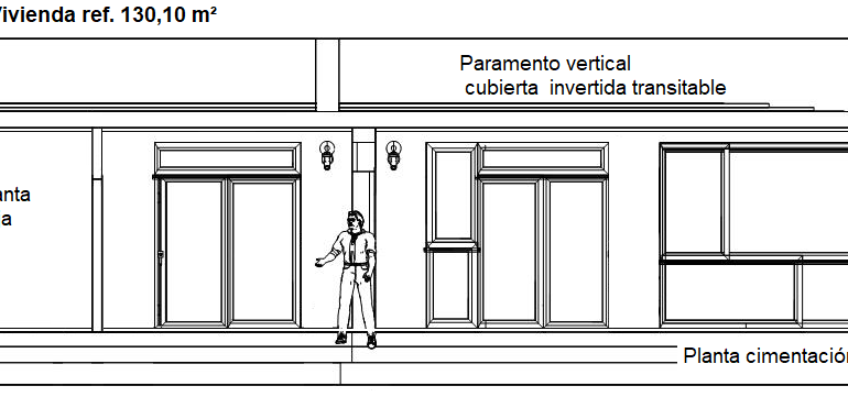 Casas y viviendas prefabricadas Secion 130,10 m²