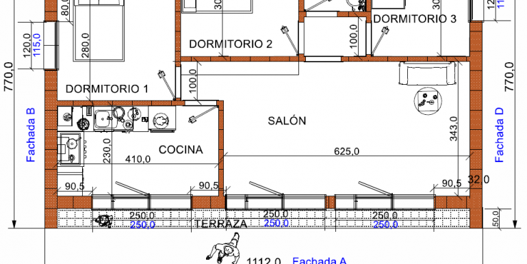 PLANO Vivienda 85,62 m²