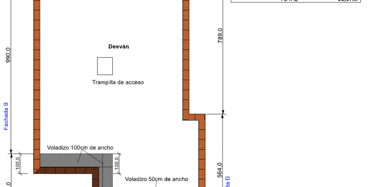 PLANTA CUBIERTA Vivienda 95,67 m2 - copia