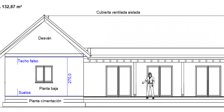 Seccion Vivienda 132,87 m²