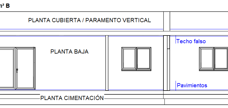 Secion Vivienda 143,39 m2 B