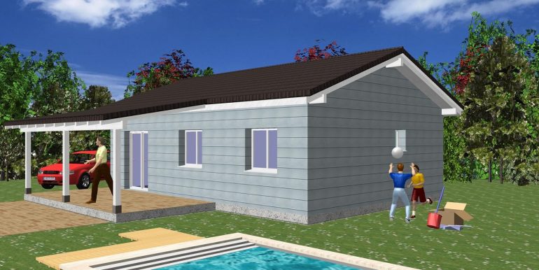 vivienda prefabricada madera cemento avila 87m2