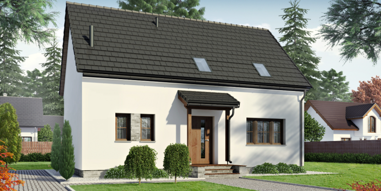 casa abuhardillada prefabricada