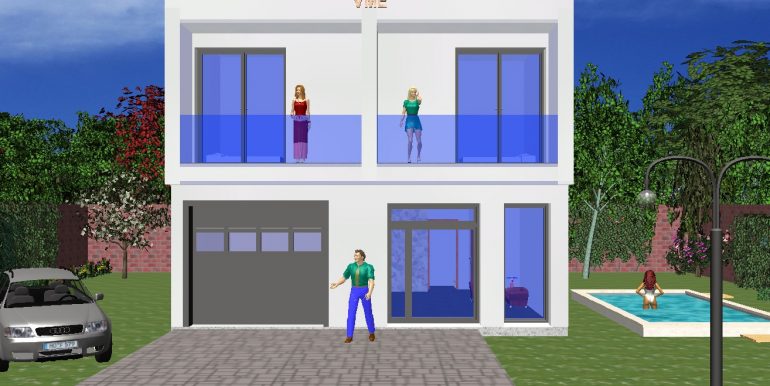 casa entre medianeras prefabricada