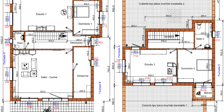planos Casa prefabricada de diseño 243,48 m²