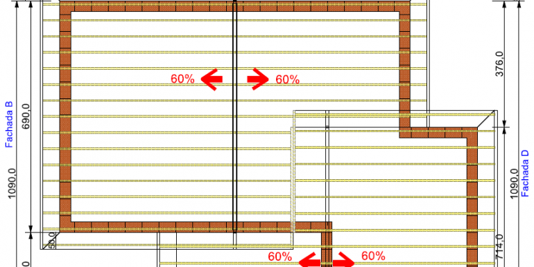 planta CUBIERTA - Vivienda 107,35