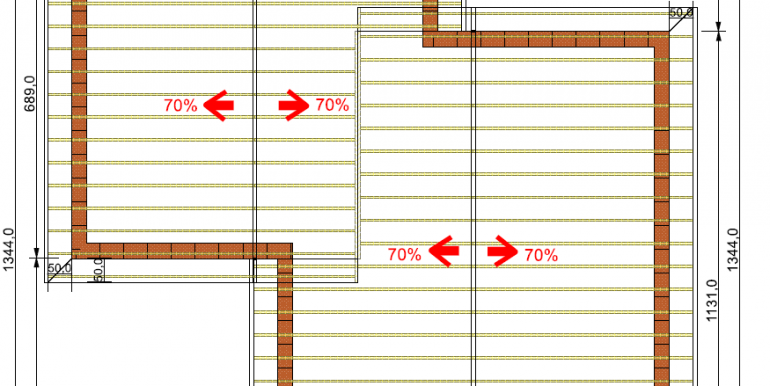 planta CUBIERTA - Vivienda 130,02