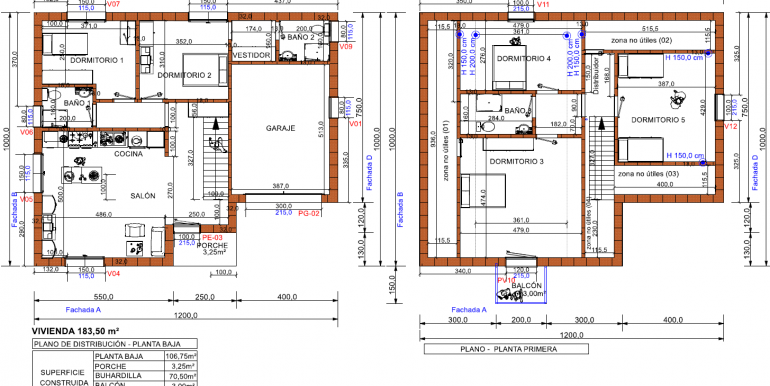 planta baja - Vivienda 183,50