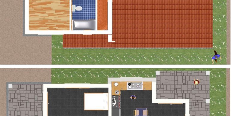 planta baya y primera 2D