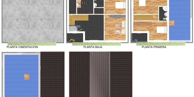 plantas 2D Vivienda 129 76 m² - copia