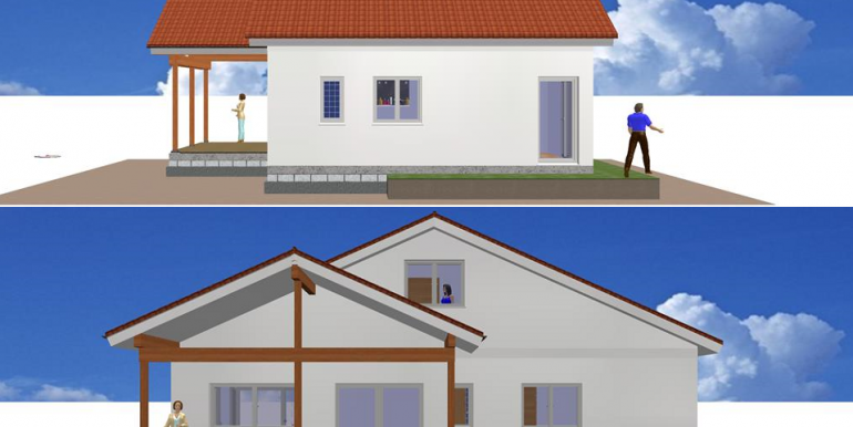 vivienda 175,24 FACHADAS 3D